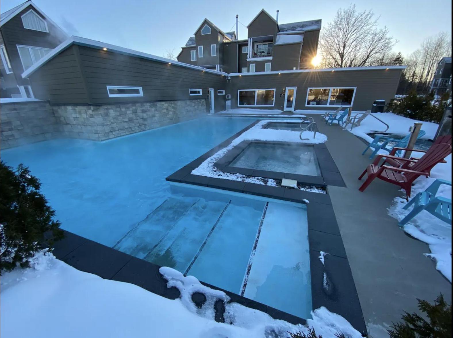 Condos Vacances Msa 2Ch Avec Piscine Et Spas Exterieurs Gratuits 4 Saisons!! 波普雷 外观 照片